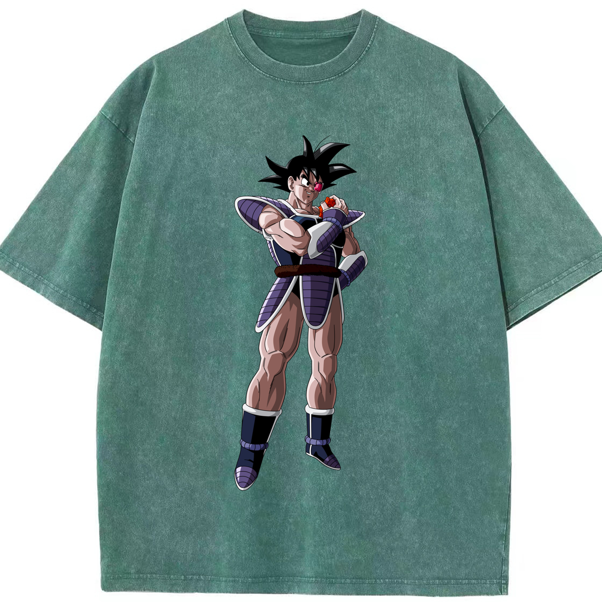 （画像用） ドラゴンボール 孫悟空（そん ごくう）Son Goku カカロット DRAGON BALL Kakarotto 綿100% ヴィンテージ風 半袖Tシャツ（フロントプリント）